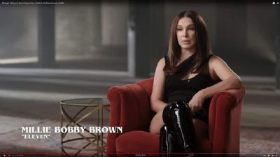 Millie Bobby Brown surge 'adulta' e  comparada a Claudia Raia