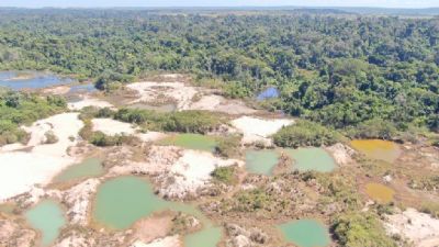 Garimpo ilegal entre as regies de Carlinda e Alta Floresta  multado em R$400 mil