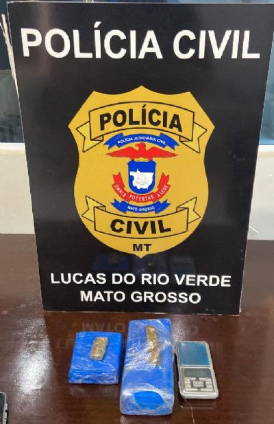 Polcia Civil prende 3 e apreende cerca de 1 quilo de maconha em Lucas do Rio Verde