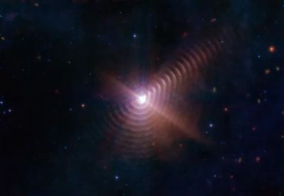 Supertelescpio James Webb revela a 'impresso digital' de uma dupla de estrelas
