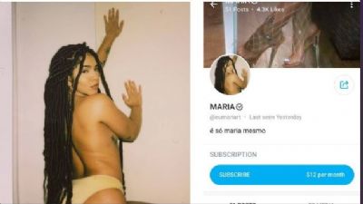 Maria do BBB22 mantm site de contedo adulto ativo e fatura com nudes