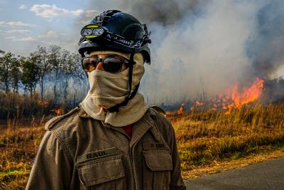 Bombeiros iniciam 3 dia de operao para apagar incndios no Pantanal