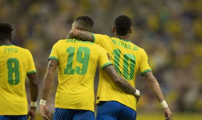 Eliminatrias: com brilho de Neymar e Raphinha, Brasil goleia Uruguai