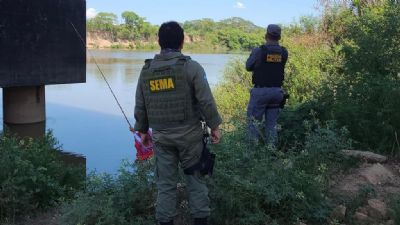 Sema-MT apreende redes de pesca predatria durante fiscalizao nos Rios Cuiab e Manso