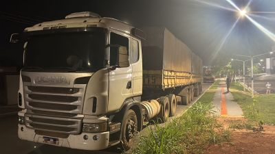 Bandido furta caminho com 50 toneladas de fertilizantes