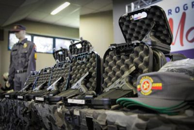 Estado investiu R$ 150 milhes em armas, viaturas e equipamentos para a Polcia Militar