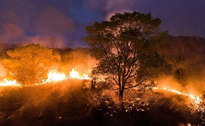 Contra-almirante da Marinha vem a MT para discutir ajuda contra incndios no Pantanal