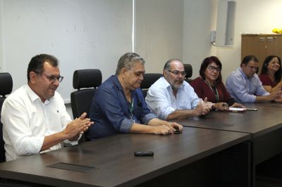 RedeSim de Cuiab recebe representantes de unidades de VG e Rondonpolis para cooperao