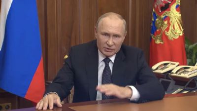 Putin troca general da logstica e determina priso para soldado que se recusar a lutar