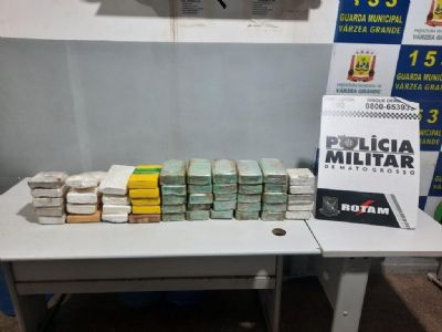 Rotam prende homem com 48 tabletes de droga em Vrzea Grande