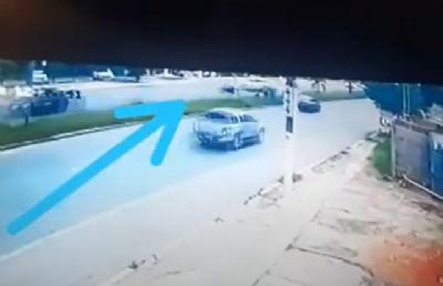 Vdeo mostra momento do acidente na Avenida Mrio Andreazza
