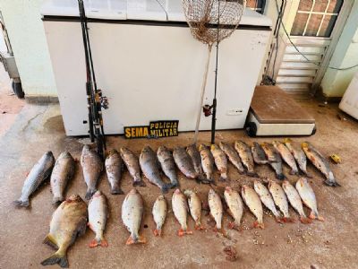 Mais de 60 kg de pescado ilegal so apreendidos em Santo Antnio de Leverger
