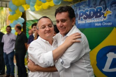 Taques alfineta Leito e diz que deixou PSDB por escndalo de corrupo na Seduc; assista