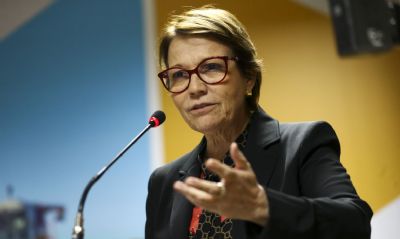Tereza Cristina nega conversa para ser vice de Bolsonaro
