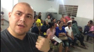 Aps denncia, vereador baldeia pacientes da Policlnica do Planalto  UPA