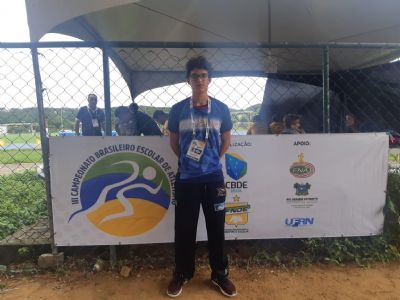 Estudante mato-grossense fatura medalha no Campeonato Brasileiro Escolar de Atletismo