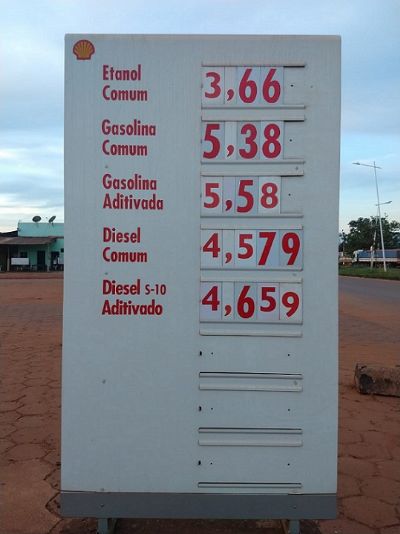 Preo cobrado pelo litro do diesel chega a mais de R$ 4,50 no interior de Mato Grosso