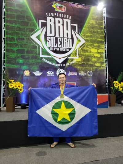 Guarda Municipal de Vrzea Grande ganha medalha de bronze em campeonato Brasileiro de Jiu-jitsu