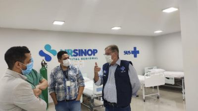 Secretaria analisa capacidade de ampliao de leitos no Hospital Regional de Sinop