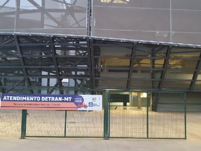Atendimento do Detran-MT na Arena Pantanal ser suspenso nesta sexta-feira