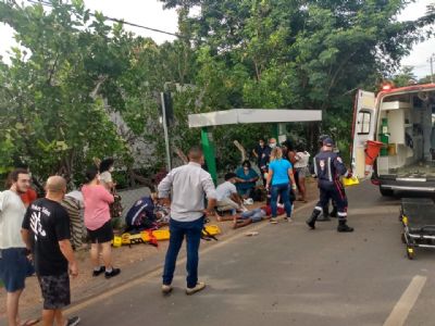 Motorista invade ponto de nibus e atropela 6 pessoas em Cuiab; VEJA VDEO