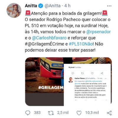Fvaro faz convite  Anitta
