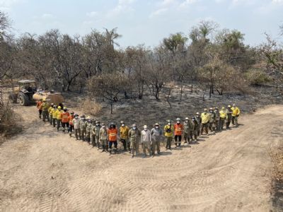 Pesquisa conclui etapa de queima controlada no auge da seca no Pantanal