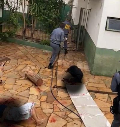 Polcia atira em cachorros para salvar mulher de ataque