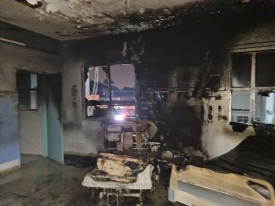 Vdeo | Incndio atinge Hospital Geral e pacientes so retirados