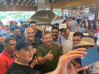 Neri e Nininho renem 50 prefeitos e levam Mauro Mendes para agenda poltica em Rondonpolis