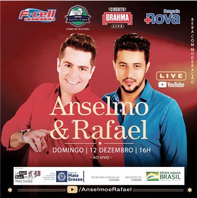 Anselmo e Rafael apresentam live em comemorao aos 24 anos de carreira