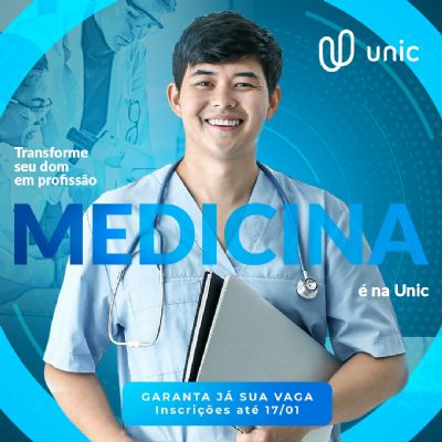 Inscries para o vestibular de Medicina da Unic vo at 17 de janeiro