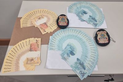 PF apreende R$ 7,5 mil em notas falsas com moradores que recebiam dinheiro pelos Correios