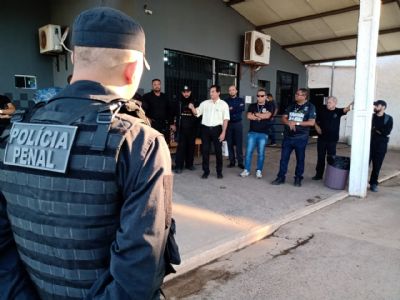 Policiais Penais paralisam atividades para cobrar maior efetivo e estrutura na PCE