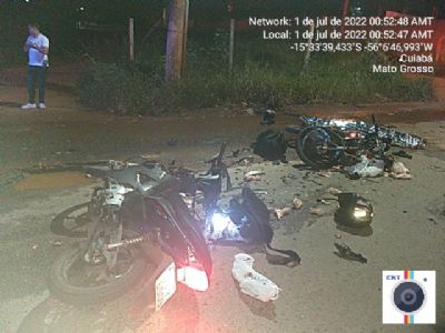 Dois motociclistas morrem aps acidente em avenida de Cuiab