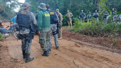 Polcia Federal e Ibama realizam ao para combater crimes ambientais em terra indgena