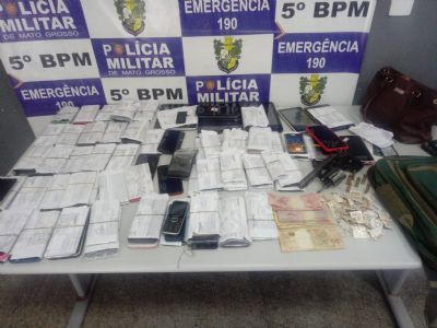 Ladres so presos com 75 celulares roubados de loja em Rondonpolis