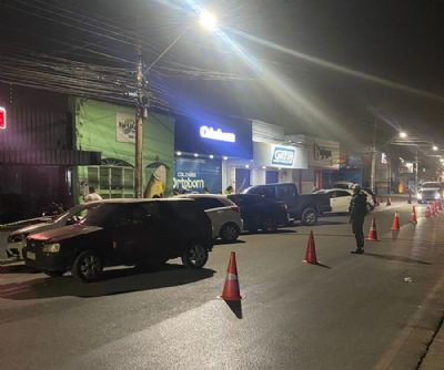 Operao prende 8 pessoas por embriaguez ao volante e fiscaliza 110 veculos em Cuiab