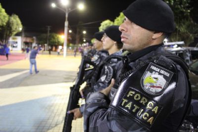 PM faz operao e refora policiamento em Sorriso