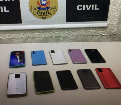 Polcia Civil cumpre 15 mandados de busca contra receptao de celulares