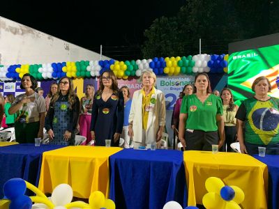 Fotos | Virgnia Mendes rene centenas de mulheres e refora engajamento feminino pr-Bolsonaro