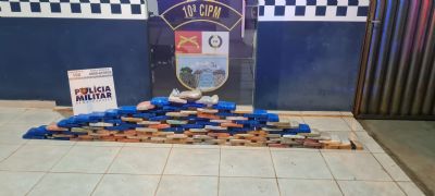 Motorista  preso transportando 105 tabletes de cocana em fundo falso de veculo
