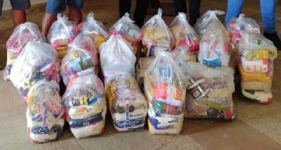 Campanha Unir para Compartilhar doa 2 mil cestas bsicas para 22 entidades sociais