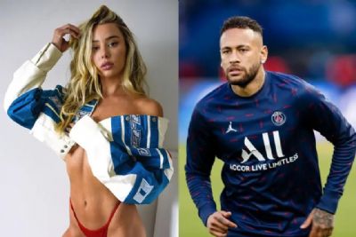 Modelo expe suposto flerte de Neymar