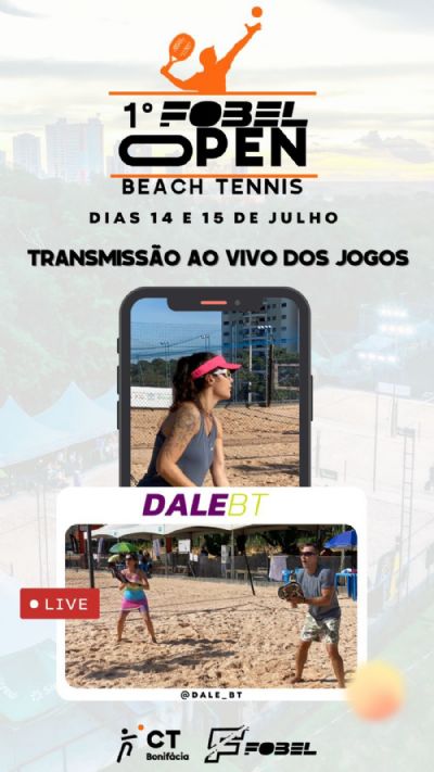 1 Fobel Open Beach Tennis conta com premiao de R$ 30 mil e entrada gratuita