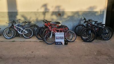 Dupla  presa por receptao e 15 bicicletas so recuperadas em Vrzea Grande