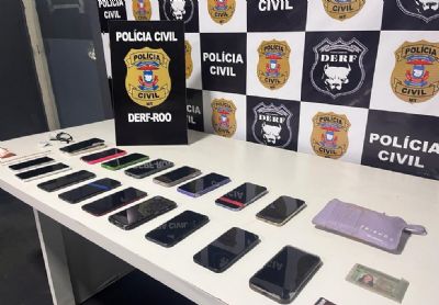 <Font color=Orange> Vdeo </font color> | Polcia apreende 18 celulares roubados e revela modus operandi de quadrilha em eventos