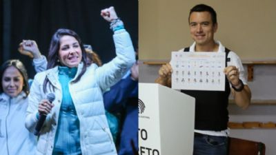 Equador ter 2 turno entre candidata da esquerda e empresrio liberal