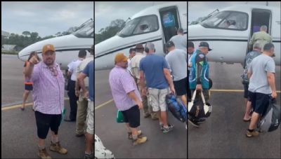 Vdeos mostram pescadores embarcando em avio que matou 14 no AM: 'lata de sardinha'