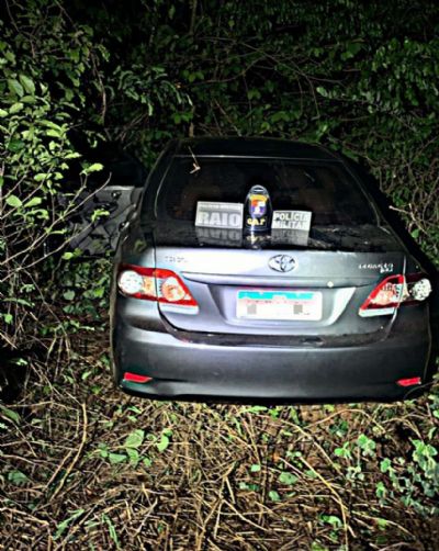 Policiais conseguem localizar carro roubado no interior de MT